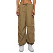 Urban Classics Dames katoenen parachute cargo broek