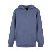 Urban Classics Jongens half zip boxy hoodie