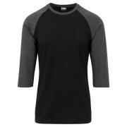 Urban Classics Heren contrast raglan 3/4 mouwen t-shirt