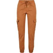 Urban Classics Dames cargo pocket hoge taille joggingbroek