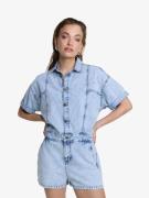 Alix The Label Dames playsuit denim blue