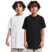 Urban Classics Jongens basic t-shirt (set van 2)