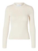 Selected Femme slfcabala ls knit o-neck 16094756 birch