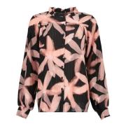 Geisha blouse 43964-20 999 black/pink