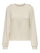 Jacqueline de Yong Jdypaisley ls pearl sweat jrs exp ecru