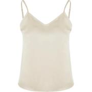 Urban Classics Dames viscose satijnen cami top