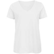 B and C B&c vrouwen/dames favoriete organic cotton v-neck t-shirt