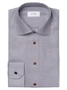 Eton Pied-de-poule twill shirt