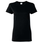 Gildan Dames zware katoenen missy fit korte mouwen t-shirt