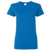 Gildan Dames zware katoenen missy fit korte mouwen t-shirt