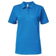 Gildan Softstyle dames korte mouwen dubbel pique-pique poloshirt