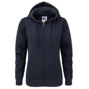 Russell Athletic Dames premium authentieke hoodie met rits (3-laagse s...