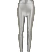 Urban Classics Dames metallic glimmende legging met hoge taille