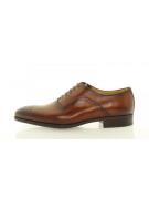 Giorgio 38216 bruine leren veterschoenen met rubber zool