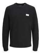 Jack & Jones Jorportland badge knit crew neck