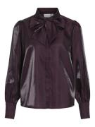 Vila Viklarina new l/s bow shirt/r