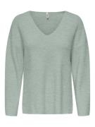 Only Onlkatia ls rib v-neck cc knt