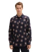 Tom Tailor Fitted printed stretch shirt