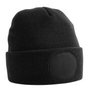 Beechfield Unisex patch beanie voor volwassenen