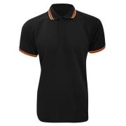 Kustom Kit Heren getipt piqué poloshirt met korte mouwen