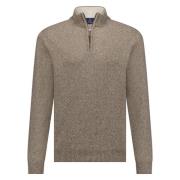 Marco Manzini 24305ne44 nels wool mix half zip pullover