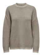 Only Onlsilma ls stitch mock neck knt licht