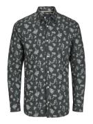 Jack & Jones Jprblaleeds print dobby l/s shirt l