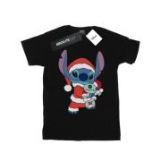 Disney Dames lilo and stitch kerstmis katoenen vriendje t-shirt