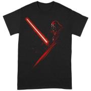 Star Wars Unisex volwassen darth vader lichtzwaard t-shirt