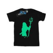 DC Comics Heren aquaman aqua silhouette t-shirt