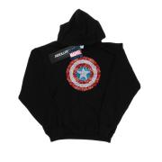 Marvel Avengers Dames captain america pixelated shield hoodie