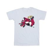 DC Comics Heren harley quinn rollerskates t-shirt