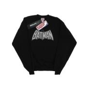 DC Comics Dames batman retro sweatshirt met gekraakt logo