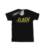 DC Comics Dames flash crackle logo cotton boyfriend t-shirt