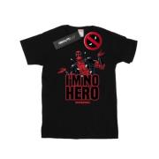 Marvel Avengers Dames deadpool i´m no hero katoenen vriendje t-shirt