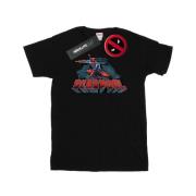 Marvel Avengers Heren deadpool zwaard logo t-shirt