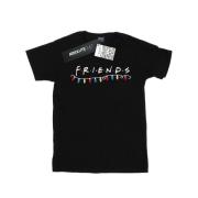 Friends Dames kerstverlichting katoenen vriendje t-shirt