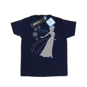 Disney Heren frozen elsa kerst silhouet t-shirt