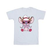 Disney Heren lilo & stitch engel rendier t-shirt