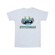 Disney Heren lilo & stitch stitchmas bril t-shirt