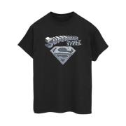 DC Comics Dames superman de man van staal katoenen vriendje t-shirt