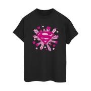 DC Comics Dames superman roze harten en sterren logo katoenen vriendje...