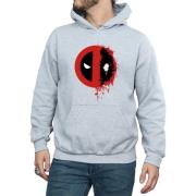 Deadpool Heren paint splatter logo hoodie