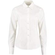 Kustom Kit Dames werkkleding oxford shirt met lange mouwen