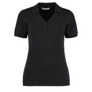 Kustom Kit Dames sophia comfortec® v-hals poloshirt met korte mouwen