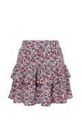 Looxs Revolution Zomer rok meisjes jersey crinkle aop bloemen multi