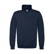 B and C Heren id.004 katoenen sweatshirt met kwart ritssluiting