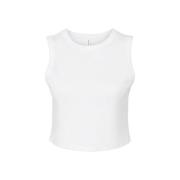 Bella + Canvas Dames muscle micro-rib cropped tank top