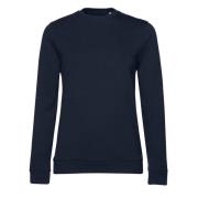 B and C Dames frans terry sweatshirt met inzetstuk