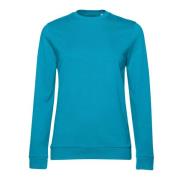 B and C Dames frans terry sweatshirt met inzetstuk